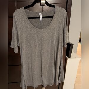 LuLaRoe Gray Scoop Neck Tunic